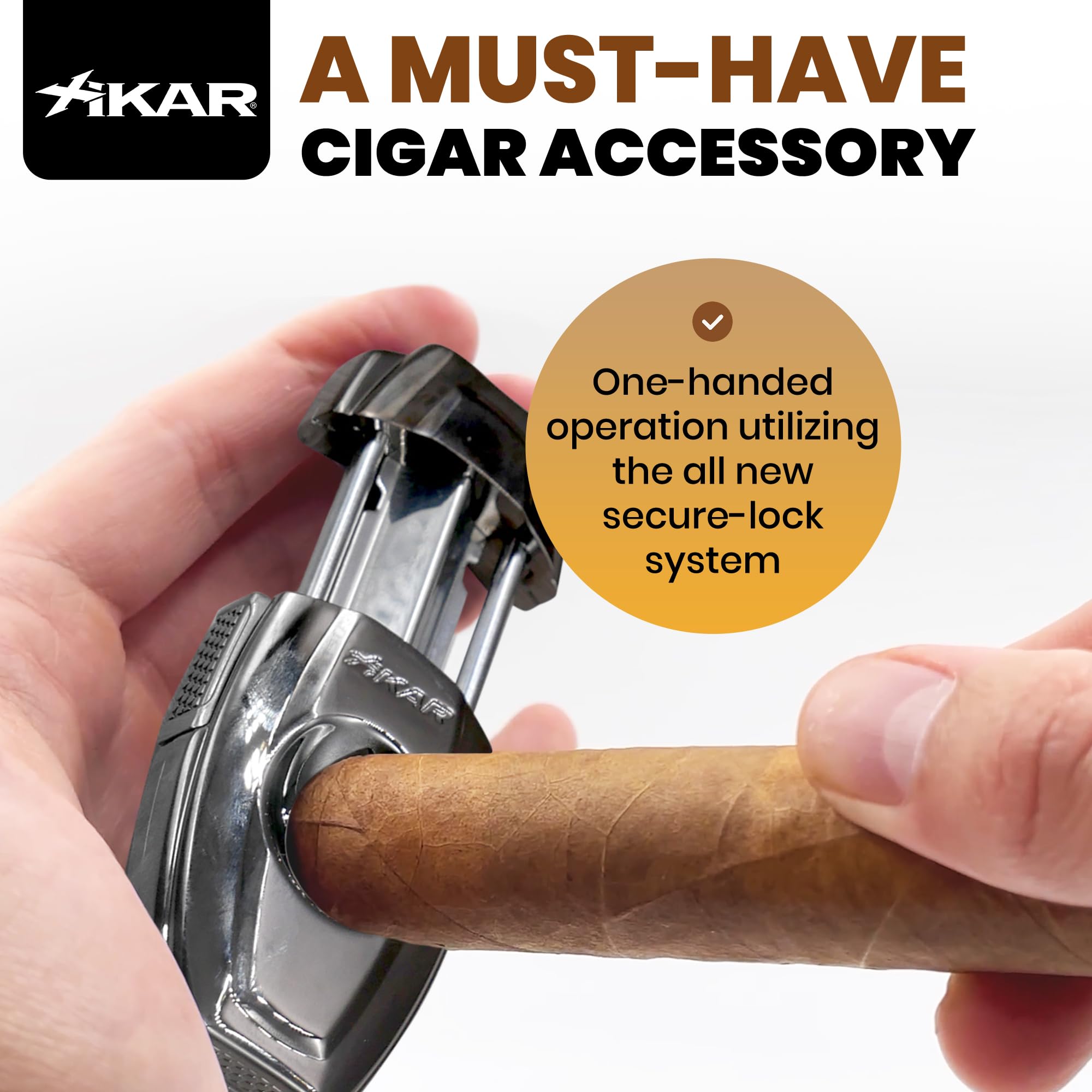 Amazon.com: Xikar VX2 V-Cut Cigar Cutter with Stainless Steel